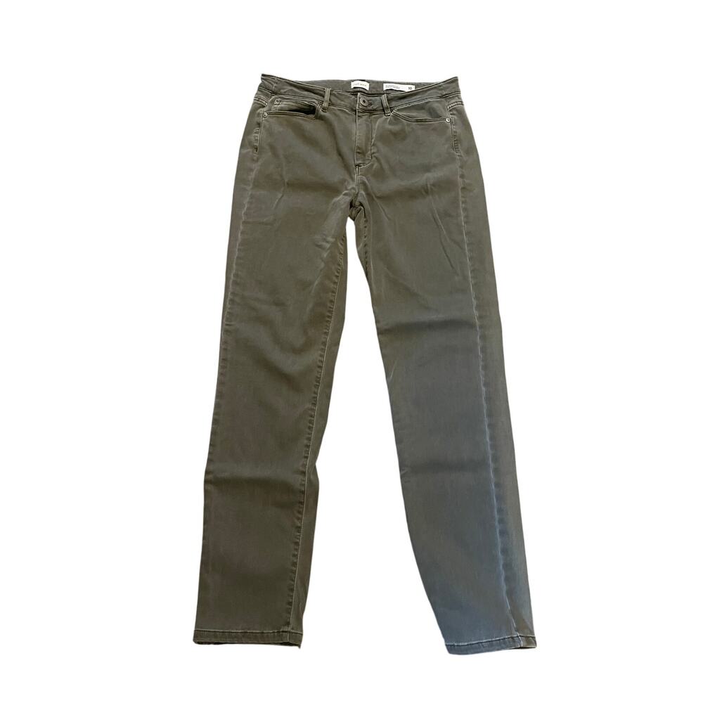 J.Jill Denim Women's Boyfriend Straight -Leg Ankle Green Size 10